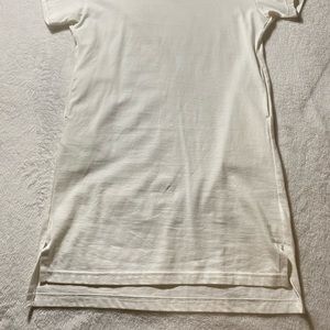 White T-shirt dress
